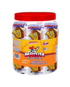 Panelita de Leche Cortada, bombonera x 50, 20 g c/u