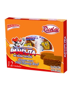 Panelita de Leche Cortada, caja x 12, 20 g c/u